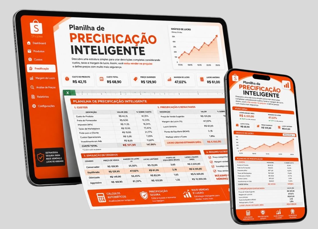Planilha de Precificação 2.0 2026